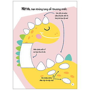 Sách Dán Hình Siêu Đáng Yêu - Các Loài Khủng Long