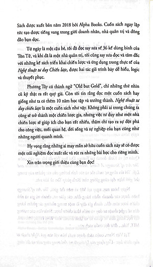 Sách Nghệ Thuật Tư Duy Chiến Lược