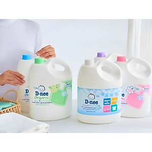 Nước giặt Dnee 3000ml xanh/hồng/trắng - Thái Lan