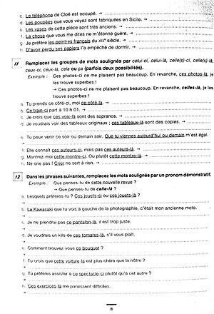 450 Nouveaux Exercices - Grammaire Niveau Intermediare