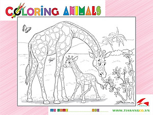 Xếp hình Tia Sáng Hươu mẹ và hươu con   (30 Mảnh Ghép) - Tặng kèm tranh tô màu cho bé