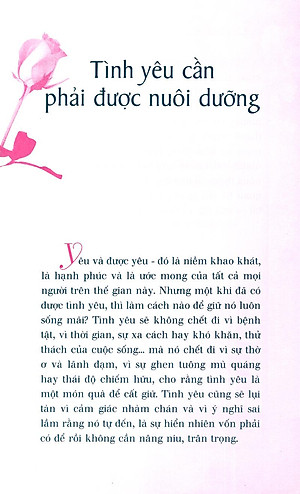 Sách Bí Mật Tình Yêu 1 (Tái Bản)