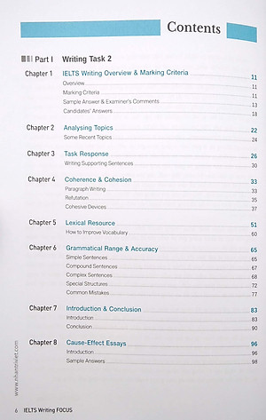 IELTS Writing Focus (Sách Không Kèm CD)