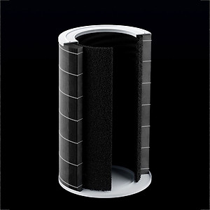 Lõi lọc thay thế cho máy lọc không khí Xiaomi 4 Lite - Hàng nhập khẩu