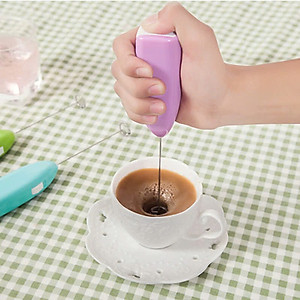 Máy Đánh Trứng, Đánh Sữa Và Tạo Bọt Cafe Cầm Tay Di Động 3 Tốc Độ Sử Dụng Pin Sạc Cao Cấp - Hàng Nhập Khẩu