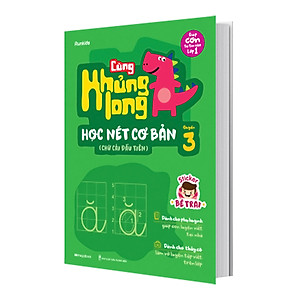 Combo 3 Cuốn Cùng Khủng Long Học Nét Cơ Bản - Bé Trai