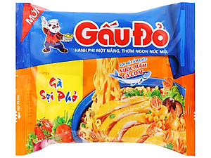 Mì gà sợi phở Gấu Đỏ 63g
