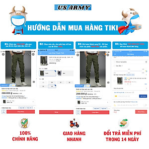 Quần Túi Hộp Nam Kaki Thời Trang Phong Cách Thể Thao US678 Chất Vải Kaki Cao Cấp Phong Cách Lính- HÀNG CHÍNH HÃNG