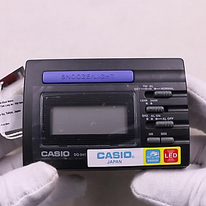 Đồng Hồ Báo Thức Để Bàn Điện Tử Casio DQ-541-1R Màu Đen