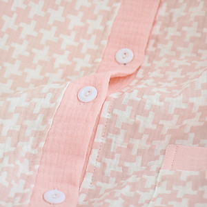 Đồ bộ bầu và sau sinh, Pijama cho con bú AZ44 chất liệu đũi xốp mặc hè thu và đông xuân