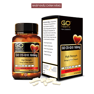 Bộ sản phẩm nhập khẩu chính hãng giúp bổ tim, giảm lão hóa tim mạch, bổ xương khớp, giảm đau nhức xương khớp gồm: Viên uống bổ xương khớp GO Glucosamine 1-A-Day 1500mg (30 viên) và viên uống tim GO CO Q10 160mg ( 30 viên)