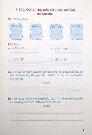 Bài Tập Toán Nâng Cao Lớp 3 - Mở Rộng Kiến Thức Sách Giáo Khoa