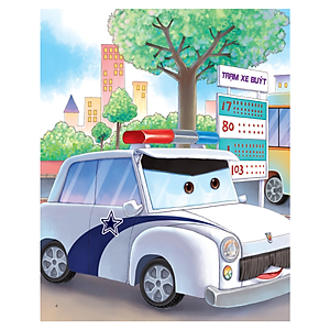 Sách Những Chiếc Xe Hiệp Sĩ: Xe Cảnh Sát Bắt Trộm