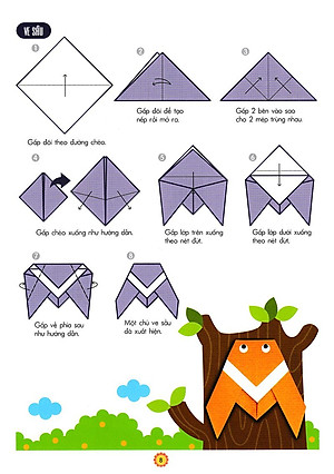 Sách Em Tập Gấp Hình 3-4 Tuổi - Nâng Cao (Tái Bản)