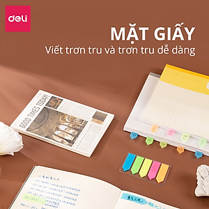 Giấy Note Ghi Chú Đánh Dấu Trang Giấy Phân Trang Dạng Dài Nhiều Màu Sắc Trong Suốt - 25908 EA10202 9062 9063 9064