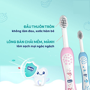 Bàn chải đánh răng cho bé Chicco 6M+