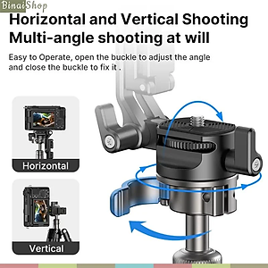 Ulanzi MT-63 - Tripod Mini 2 In 1 Di Động Dành Cho Máy Ảnh, Điện Thoại, Trọng Tải 4kg- Hàng chính hãng