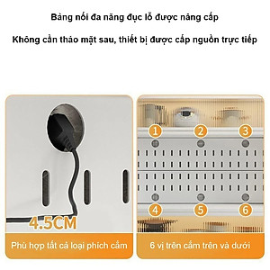 Tủ Bếp Đa Năng Nắp Đậy 5 Tầng Tối Ưu Không Gian Lưu Trữ Kệ Để Lò Vi Sóng Thông Minh