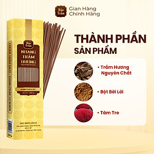 Nhang Trầm Cao Cấp – Hộp Vàng | Bảo Trầm – Nhang Thơm Thanh Tịnh – Sạch – Tự Nhiên