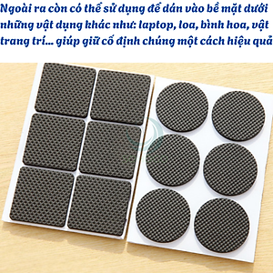 Bộ Lót Chân Nội Thất Đa Năng (48 Miếng) Miếng Lót Êm – Sàn Yên Tĩnh, Nhà Gọn Gàng Bộ Lót Chống Xước Siêu Bám – Chân Bàn Ghế “Không Làm Phiền” Chân Êm Sàn Mượt – Combo 48 Miếng Lót Nội Thất