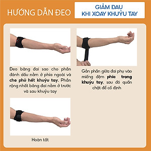 Đai quấn khuỷu tay loại vừa Phiten metax elbow band middle AP246003/AP246004/AP246005