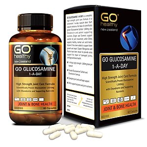 GO GLUCOSAMINE 1-A-DAY 1500mg 60 VIÊN- Viên uống bổ xương khớp nhập khẩu chính hãng GO Healthy New Zealand