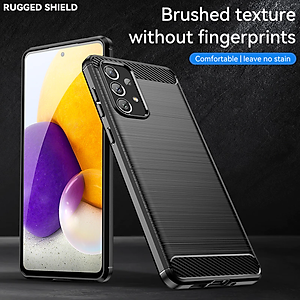 Ốp lưng chống sốc vân kim loại cho Samsung Galaxy A72 hiệu Likgus (chuẩn quân đội, chống va đập, chống vân tay) - Hàng nhập khẩu