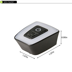 Đèn Xe Đạp Đuôi Led Nhấp Nháy Chớp Vuông Gắn Sau Xe Đạp, Gắn Mũ Bảo Hiểm MaiLee