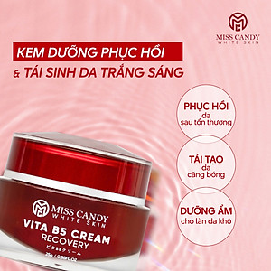 Kem Dưỡng Ẩm Phục Hồi Vita B5 Cream Miss Candy White Skin Hộp 25g