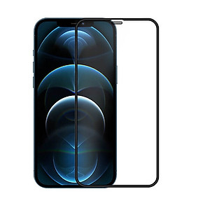 Miếng dán kính cường lực full 3D cho iPhone 12 6.1 inch / iPhone 12 Pro hiệu Nillkin Amazing PC Ultra Clear mỏng 0.33mm, bảo vệ full viền, hiển thị full HD, bảo vệ màn loa, kính AGC Nhật Bản - hàng nhập khẩu