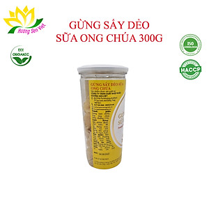GỪNG SẤY DẺO SỮA ONG CHÚA 300G - HƯƠNG SEN VIỆT
