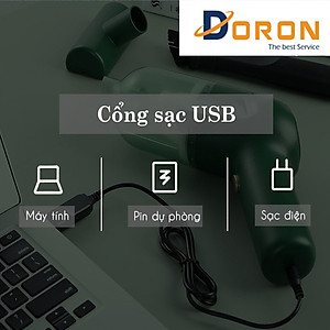 Máy Hút Bụi Cầm Tay Không Dây Đa Năng, Lực Hút 9000Pa, Pin 4000 mAh, Máy Hút Bụi Giường Nệm, Ô Tô, Máy Tính - HÀNG CHÍNH HÃNG