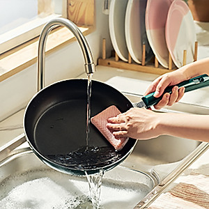 Bộ nồi chảo chống dính Sunhouse cao cấp AM1101G 8 món - Tiêu chuẩn Mỹ ( 1 chảo size 20cm, 1 chảo size 20cm, 1 quánh size 16cm , 1 quánh 20cm , 1 nồi size 24cm , 3 vung nồi các size 16/20/24cm)