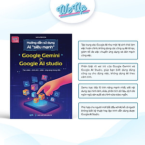 Sách Hướng dẫn sử dụng AI "siêu mạnh" Google Gemini và Google AI studio