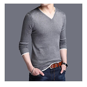 Áo Len Nam Quảng Châu Cổ Tim - Có Big size