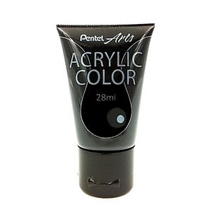 Tuýp Màu Acrylic Pentel WA2-T28 - Black