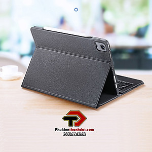 Bao da kèm bàn phím cho iPad Air 5 2022 10.9 inch chính hãng Dux Ducis có bàn di chuột TrackPad - Hàng chính hãng 