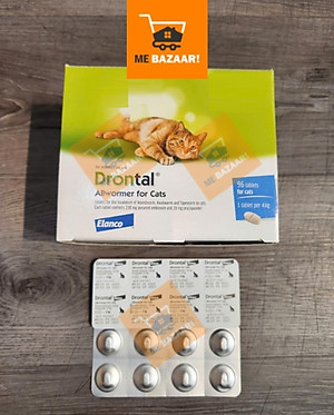 [1 Viên] Xổ Giun Drontal Cho Mèo ELANCO Drontal Cat