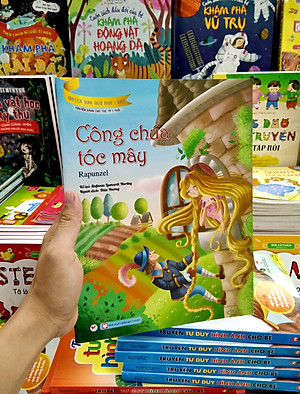 Công Chúa Tóc Mây (Truyện Dành Cho Trẻ Từ 3 Tuổi) - Truyện Song Ngữ Anh - Việt