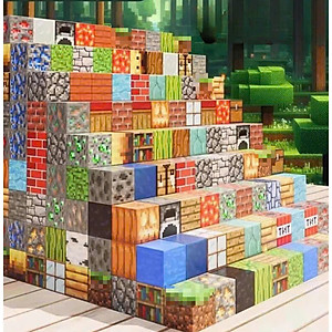 Đồ Chơi Lắp Ráp Minecraft Nam Châm Hình Khối Phát Triển Tư Duy Trẻ Em SET 50 CÁI - HÀNG CHÍNH HÃNG MINIIN