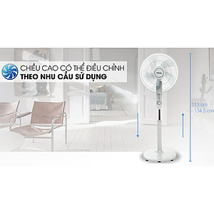 Quạt đứng Toshiba F-LSA10(H)VN (50W) - Xám - Hàng chính hãng