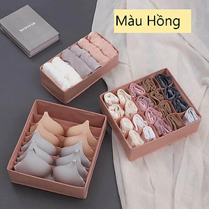 Hộp Đựng Đồ Lót, COMBO 3 Khay Đựng Đồ Lót Có Chia Ngăn, Cứng Cáp, Hàng Đẹp Loại I