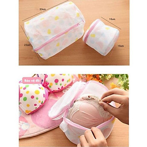 Sét 5 túi lưới đựng đồ giặt , với nhiều kích thước giúp bảo vệ quần áo không bị hỏng  khi giặt bằng máy giặt vô cùng tiện lợi 