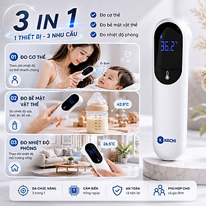 Máy Đo Nhiệt Kế Kachi JXB-315 Cảm Biến Hồng Ngoại có chứng nhận FDA Mỹ