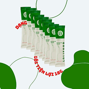 Bột Ngũ Cốc Lovifood Bữa Sáng Tiện Lợi (20 gói x 18g) - Thay Thế Bữa Ăn, Giảm Nguy Cơ Mắc Bệnh Tiểu Đường, Chống Oxy Hóa, Tốt Cho Tim Mạch, Bổ Sung Nội Tiết Tố, Đẹp Da - Thơm Ngon, Dễ Uống - Người Tập Gym và Yoga, Ăn Kiêng, Ăn Chay, Tiểu Đường, Tim Mạch