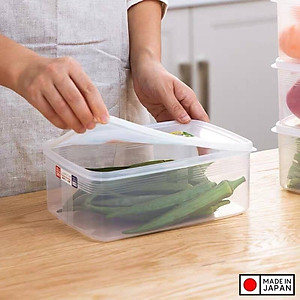 Hộp bảo quản thực phẩm tủ lạnh, tủ đông dung tích 2L nội địa Nhật Bản