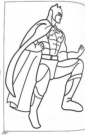 Sách Tô Màu Siêu Anh Hùng: Người Dơi