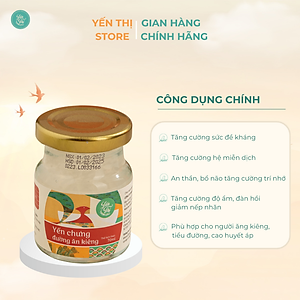 (Tặng muỗng gỗ đơn 450k)Yến Thị- Yến Chưng Không Đường -30% -Quà Tặng