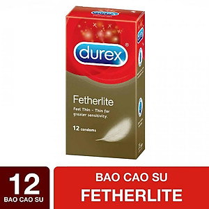Bao cao su Durex Fetherlite Hộp 12 Bao