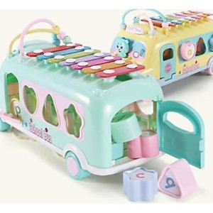 Xe Ô Tô Nhạc Thả Hình Bằng Nhựa Cao Cấp GNK - Đồ chơi An Toàn Cho Bé  (Giao màu ngẫu nhiên)